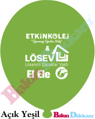 1+1 Baskılı Balon 1000 adet 3372,5 TL + KDV