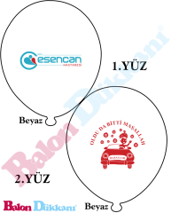 2+1 Baskılı Balon 1000 Adet 3448,5 TL +KDV 5000 Adet