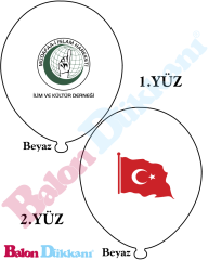 2+1 Baskılı Balon 1000 Adet 4450 TL +KDV