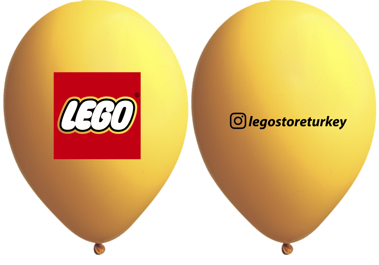 3+1 Baskılı Balon 1000 adet 4500 TL + KDV