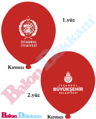 3+1 Baskılı Balon 1000 adet 4500 TL + KDV