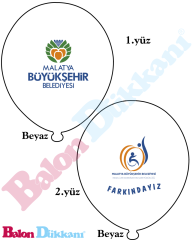 3+2 Baskılı Balon 1000 adet 4550 TL + KDV