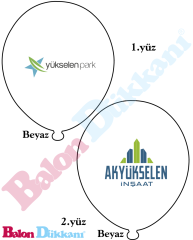 3+2 Baskılı Balon 1000 adet 4550 TL + KDV