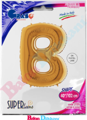 B Harfi 40 inch 102 cm Grabo Altın