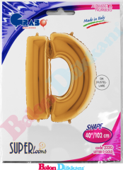 D Harfi 40 inch 102 cm Grabo Altın