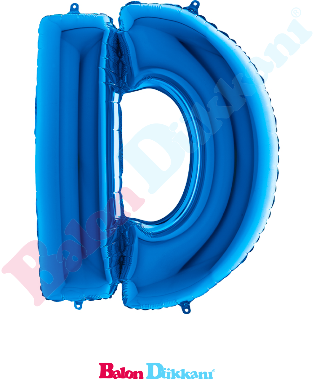 D Harfi 40 inch 102 cm Grabo Mavi