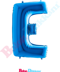 E Harfi 40 inch 102 cm Grabo Mavi