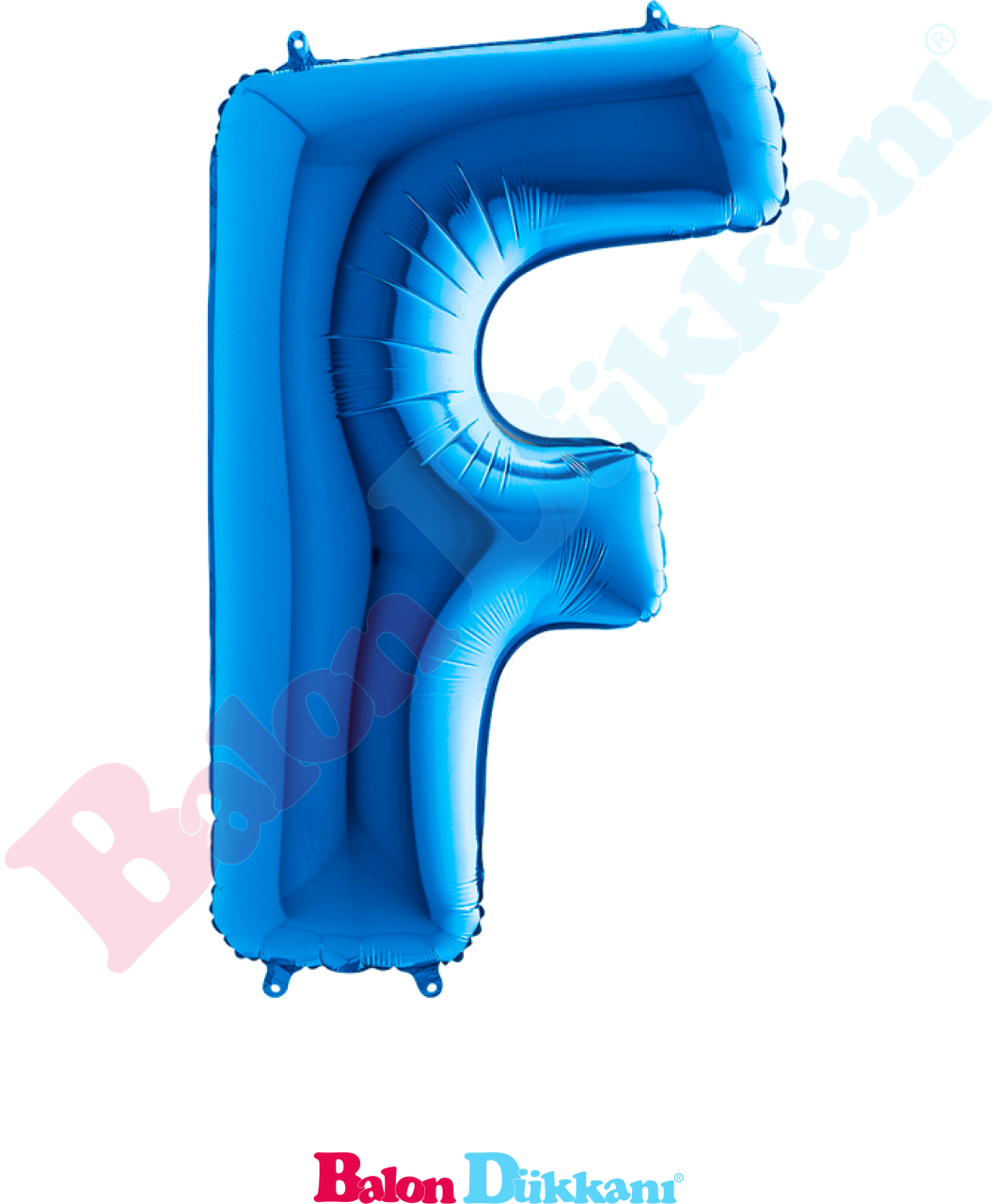 F Harfi 40 inch 102 cm Grabo Mavi