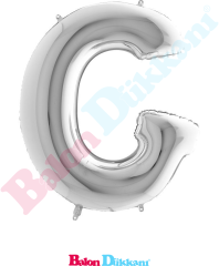 G Harfi 40 inch 102 cm Grabo Gümüş