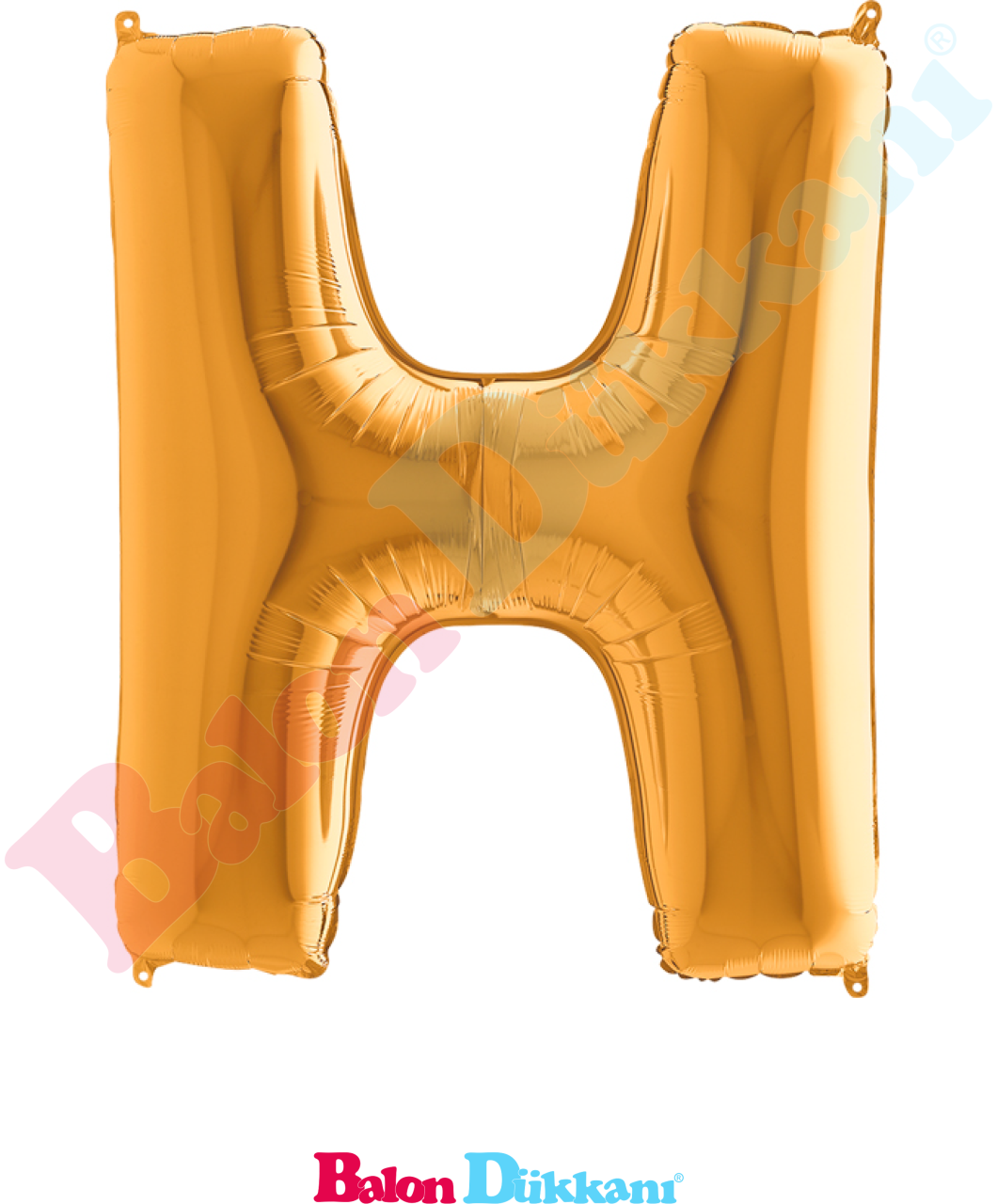 H Harfi 40 inch 102 cm Grabo Altın