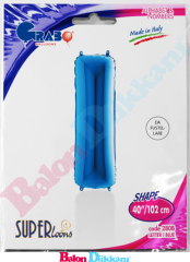I Harfi 40 inch 102 cm Grabo Mavi