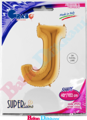 J Harfi 40 inch 102 cm Grabo Altın