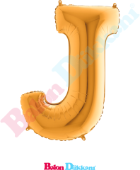 J Harfi 40 inch 102 cm Grabo Altın