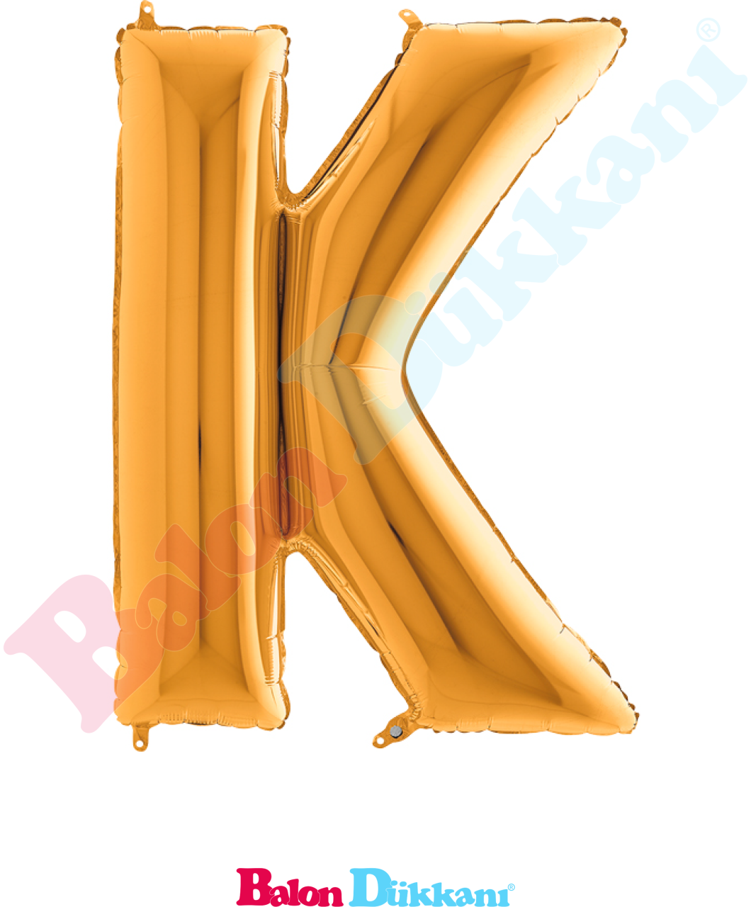 K Harfi 40 inch 102 cm Grabo Altın