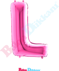 L Harfi 40 inch 102 cm Grabo Fuşya