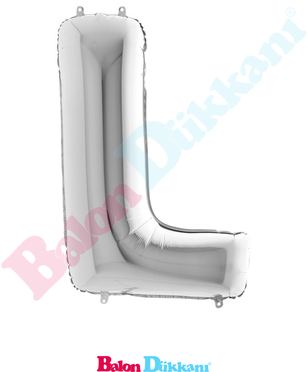 L Harfi 40 inch 102 cm Grabo Gümüş