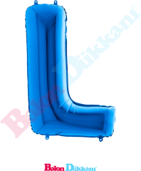 L Harfi 40 inch 102 cm Grabo Mavi