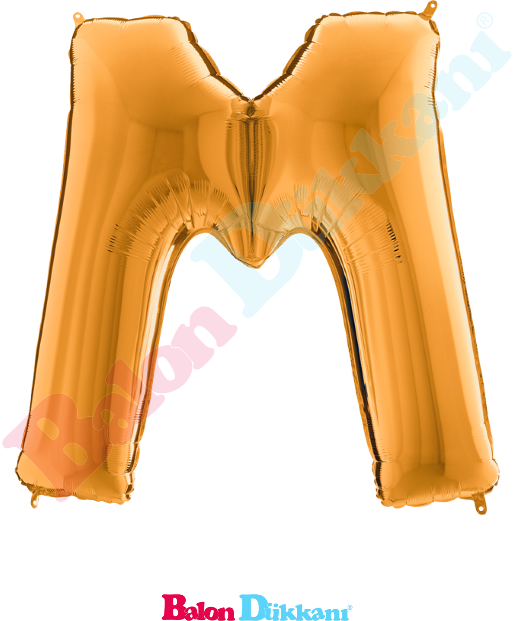 M Harfi 40 inch 102 cm Grabo Altın