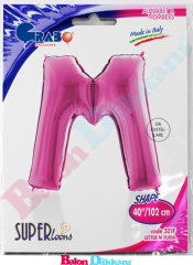 M Harfi 40 inch 102 cm Grabo Fuşya
