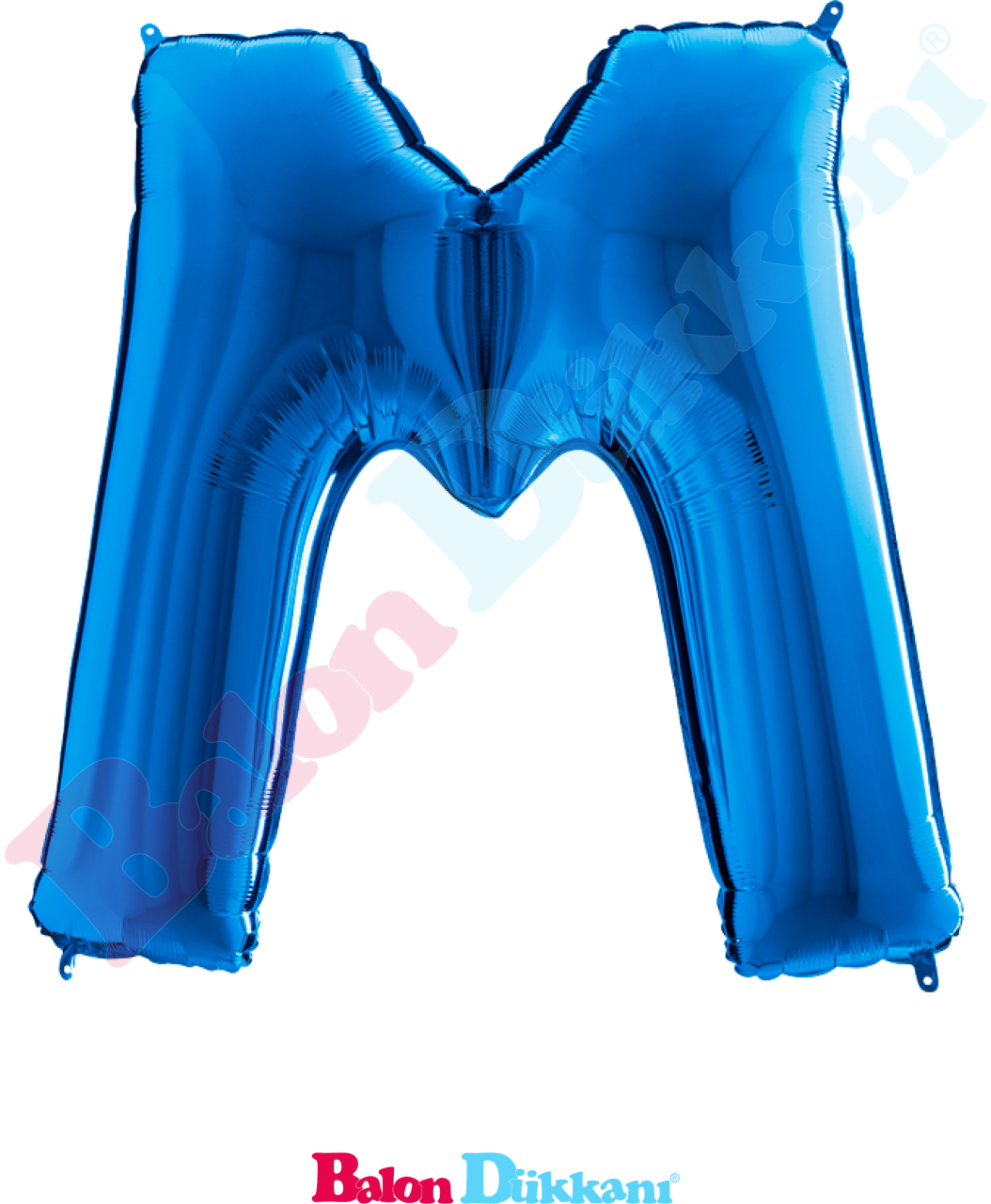 M Harfi 40 inch 102 cm Grabo Mavi
