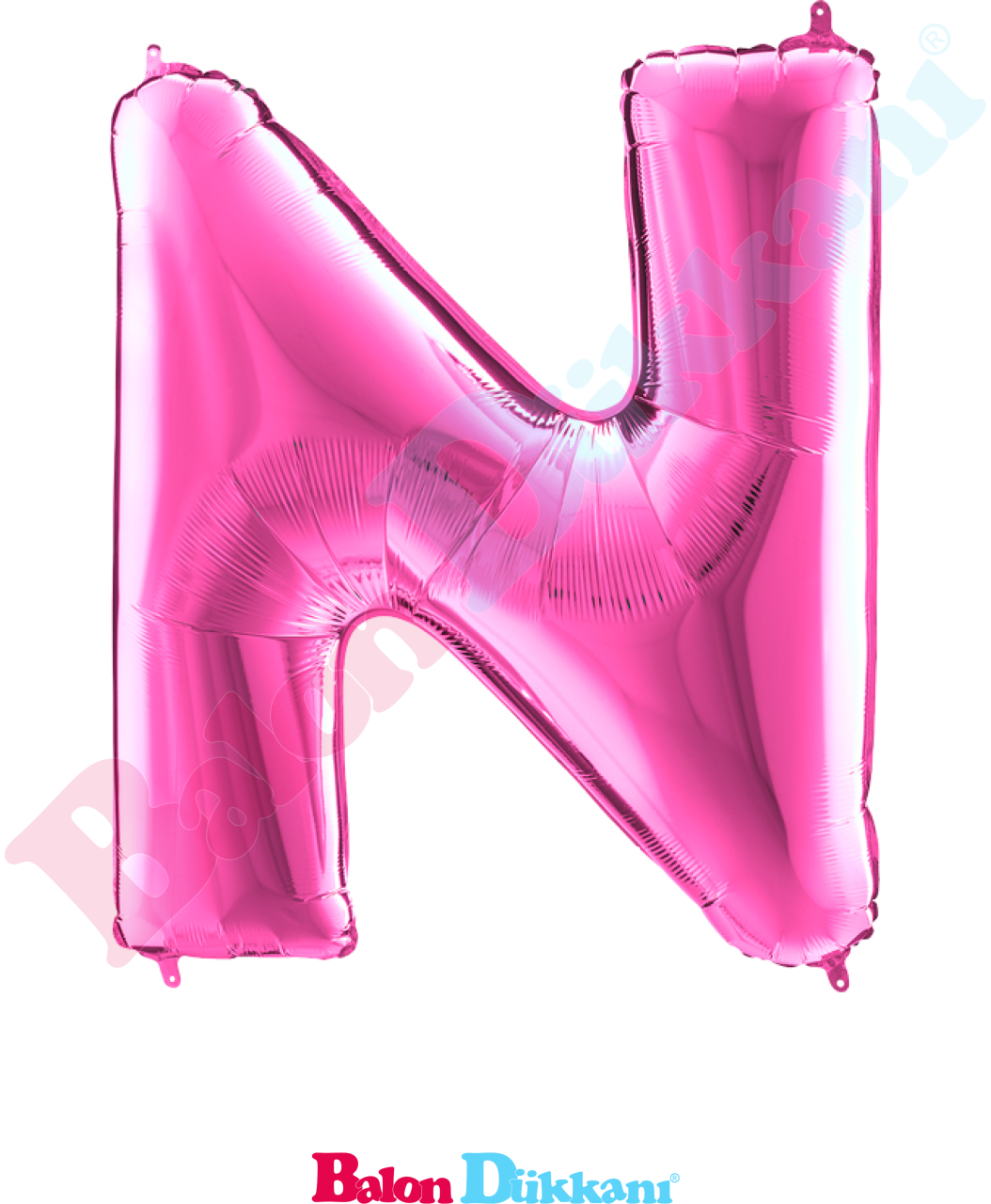 N Harfi 40 inch 102 cm Grabo Fuşya