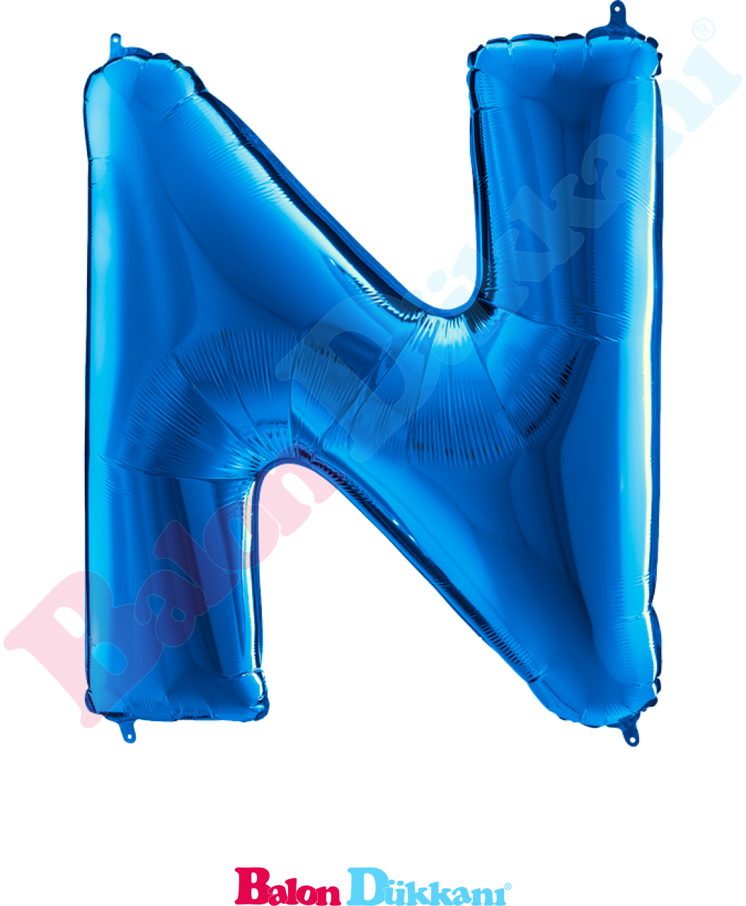 N Harfi 40 inch 102 cm Grabo Mavi