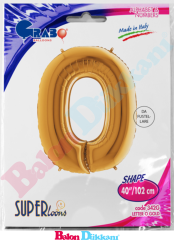 O Harfi 40 inch 102 cm Grabo Altın