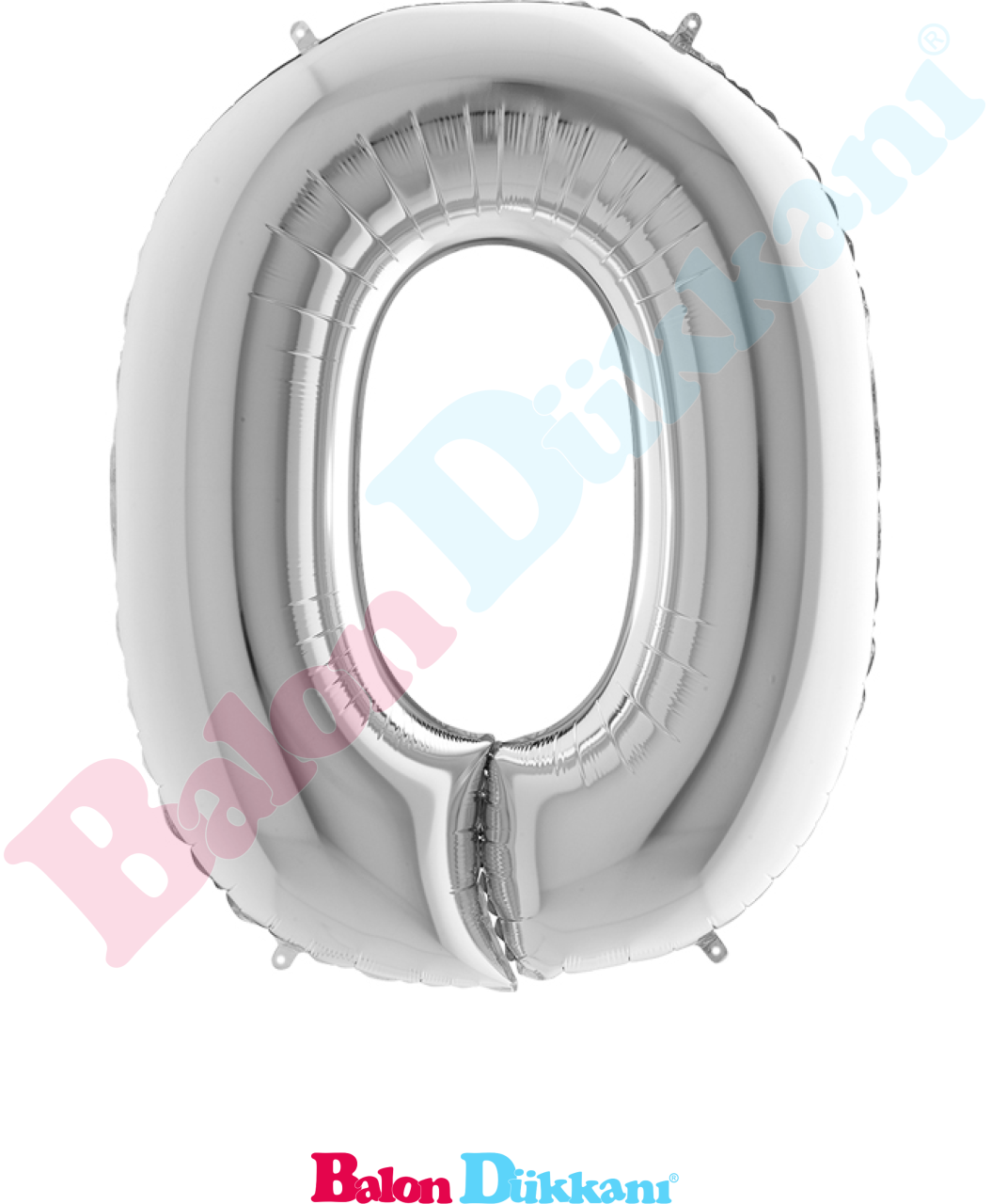 O Harfi 40 inch 102 cm Grabo Gümüş