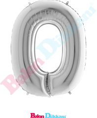 O Harfi 40 inch 102 cm Grabo Gümüş