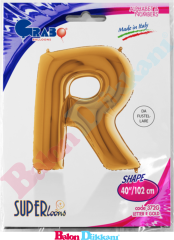 R Harfi 40 inch 102 cm Grabo Altın