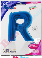 R Harfi 40 inch 102 cm Grabo Mavi