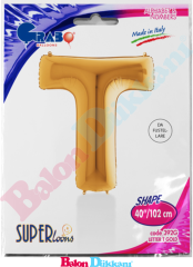 T Harfi 40 inch 102 cm Grabo Altın
