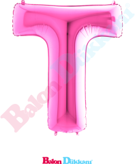 T Harfi 40 inch 102 cm Grabo Fuşya