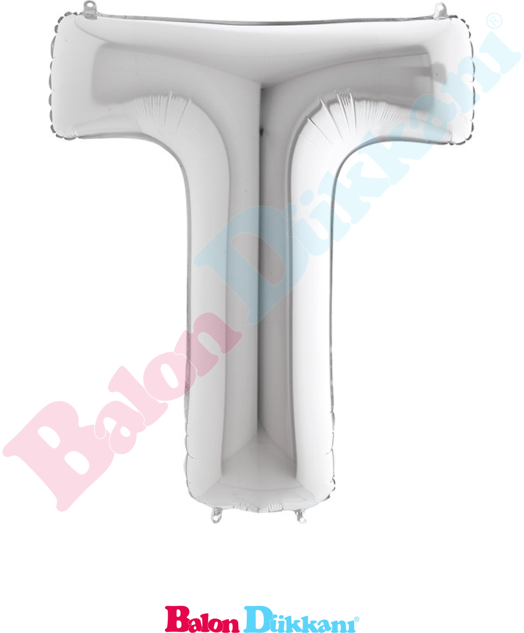 T Harfi 40 inch 102 cm Grabo Gümüş