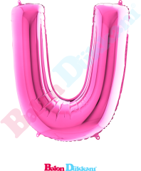 U Harfi 40 inch 102 cm Grabo Fuşya