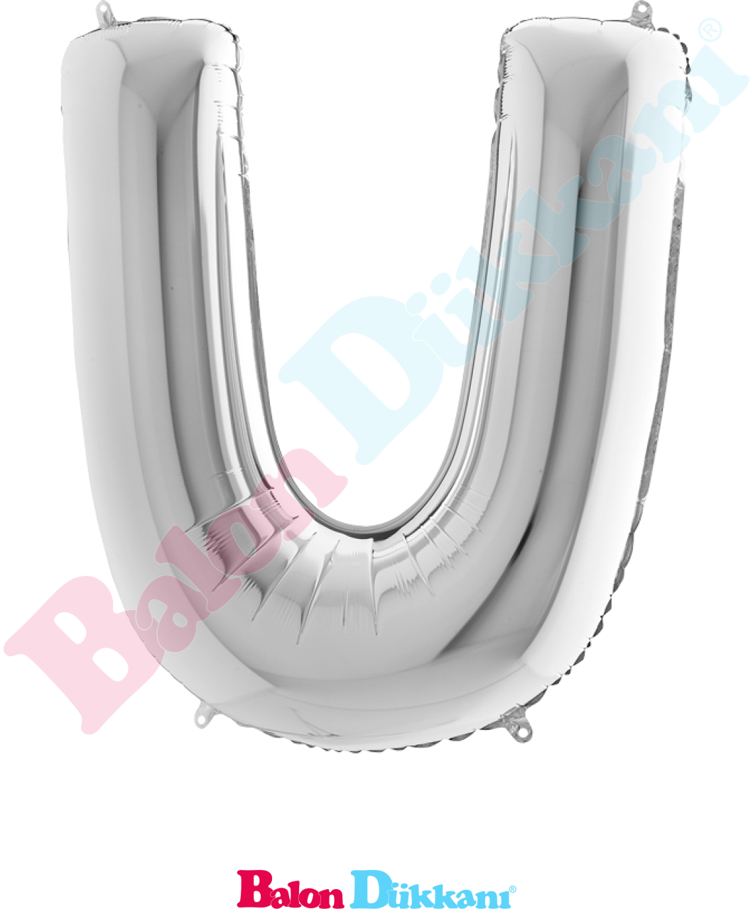 U Harfi 40 inch 102 cm Grabo Gümüş