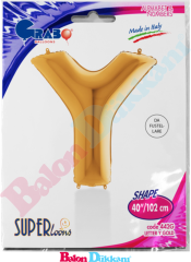 Y Harfi 40 inch 102 cm Grabo Altın