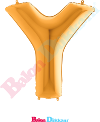 Y Harfi 40 inch 102 cm Grabo Altın