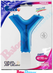 Y Harfi 40 inch 102 cm Grabo Mavi