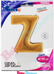 Z Harfi 40 inch 102 cm Grabo Altın