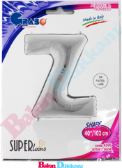 Z Harfi 40 inch 102 cm Grabo Gümüş