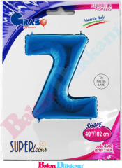 Z Harfi 40 inch 102 cm Grabo Mavi