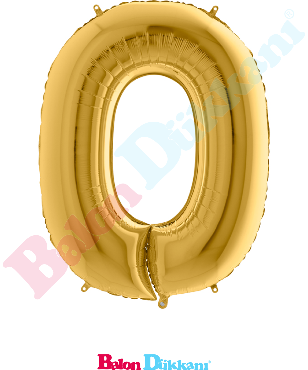 0 Rakamı 40 inch 102 cm Grabo Altın