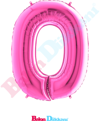 0 Rakamı 40 inch 102 cm Grabo Fuşya
