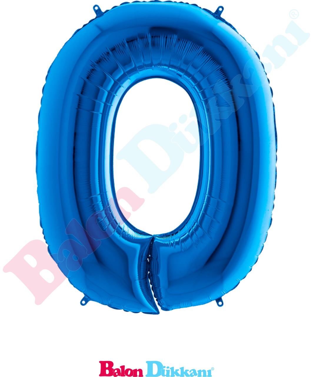0 Rakamı 40 inch 102 cm Grabo Mavi