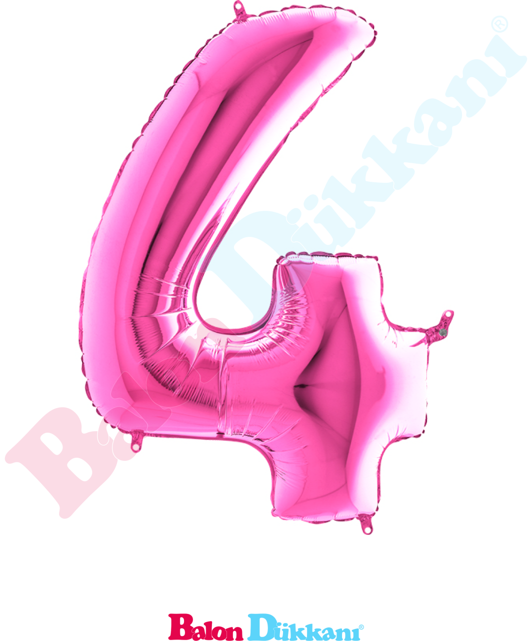 4 Rakamı 40 inch 102 cm Grabo Fuşya