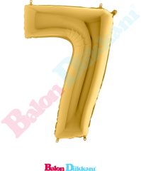 7 Rakamı 40 inch 102 cm Grabo Altın