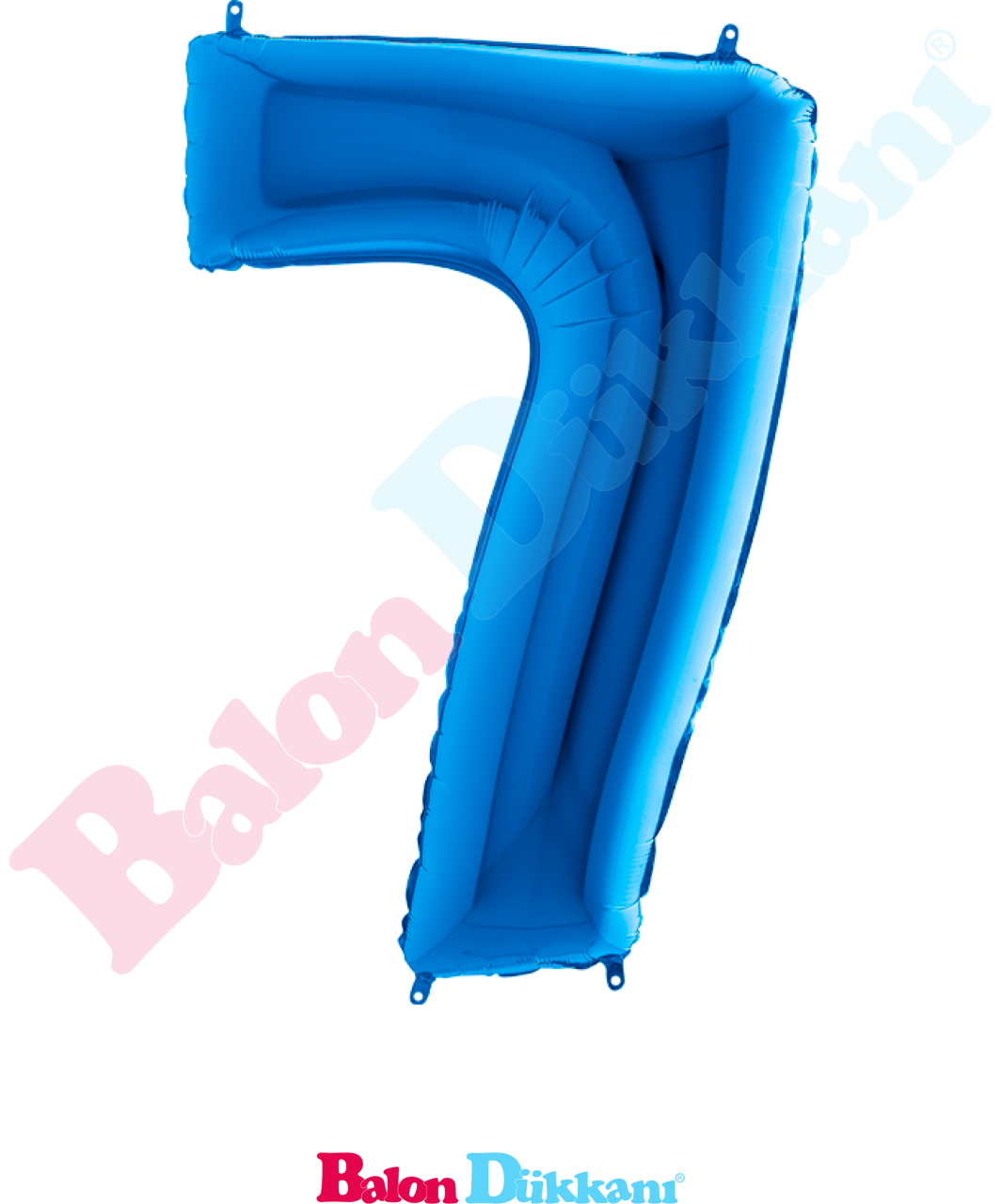 7 Rakamı 40 inch 102 cm Grabo Mavi