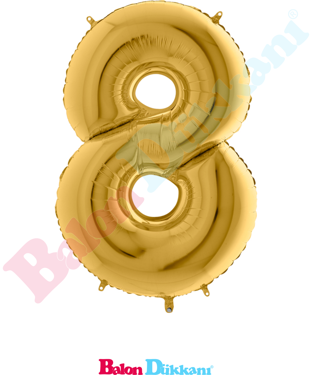 8 Rakamı 40 inch 102 cm Grabo Altın
