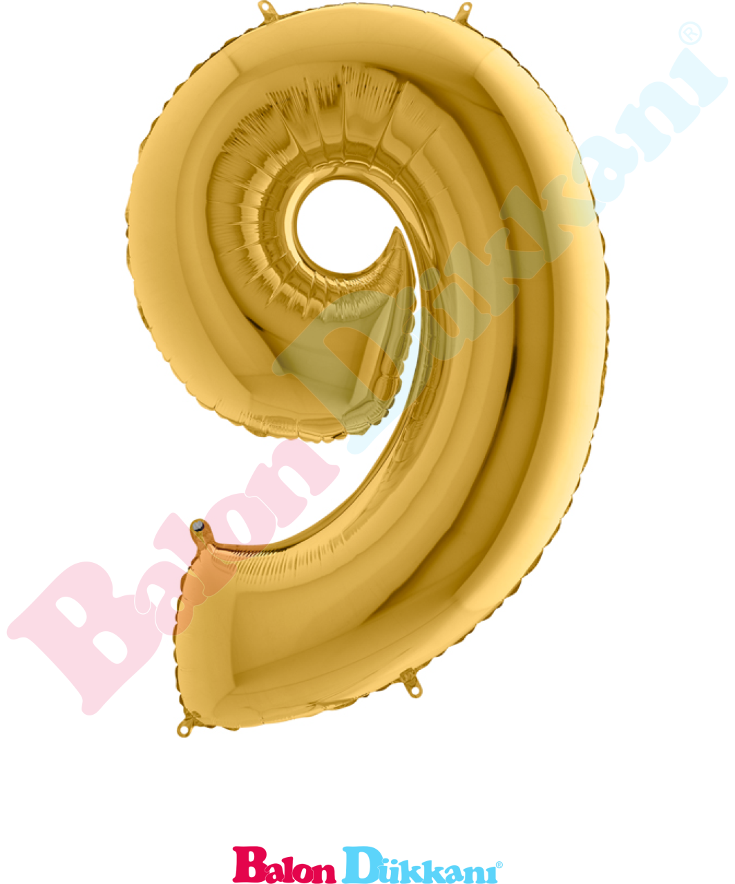 9 Rakamı 40 inch 102 cm Grabo Altın